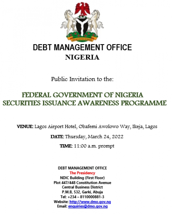 FGN Securities Issuance Awareness Programme