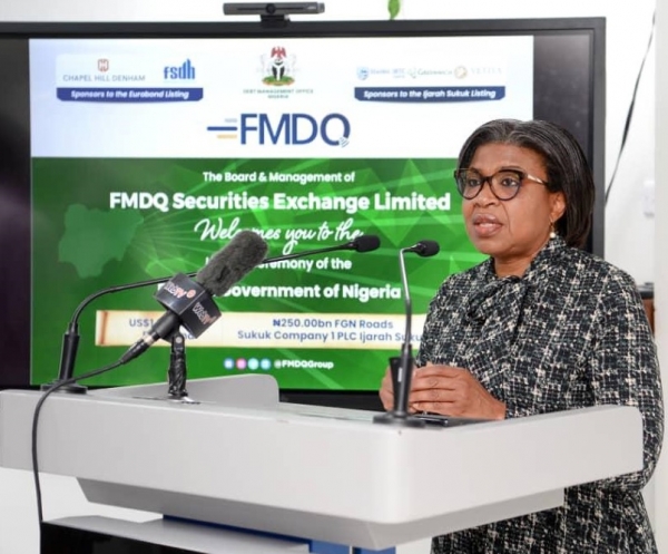 The DMO celebrated the listing of the USD1.25 Billion FGN Eurobond, The triple-tranche USD4 Billion FGN Eurobond and The N250 Billion Sovereign Sukuk on the Nigerian Exchange Limited and FMDQ Securities Exchange Limited in Lagos